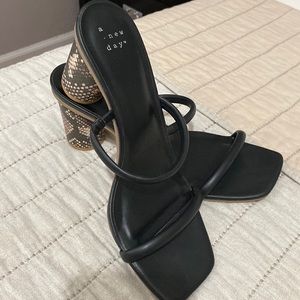 A New Day -  Black Heels